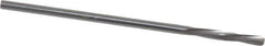 Magafor - #49 Solid Carbide 4 Flute Chucking Reamer - Spiral Flute, 0.0728" Straight Shank, 7/16" Flute Length, 1-31/32" OAL - Eagle Tool & Supply