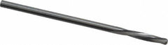 Magafor - 2.159mm Solid Carbide 4 Flute Chucking Reamer - Spiral Flute, 0.085" Straight Shank, 7/16" Flute Length, 1-31/32" OAL - Eagle Tool & Supply