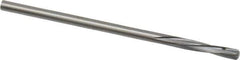 Magafor - #44 Solid Carbide 4 Flute Chucking Reamer - Spiral Flute, 0.0858" Straight Shank, 7/16" Flute Length, 1-31/32" OAL - Eagle Tool & Supply