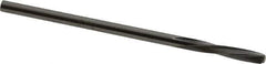 Magafor - 2.2301mm Solid Carbide 4 Flute Chucking Reamer - Spiral Flute, 0.0878" Straight Shank, 7/16" Flute Length, 1-31/32" OAL - Eagle Tool & Supply