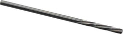 Magafor - 3/32" Solid Carbide 6 Flute Chucking Reamer - Spiral Flute, 3/32" Straight Shank, 19/32" Flute Length, 2-1/4" OAL - Eagle Tool & Supply