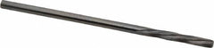 Magafor - 2.4105mm Solid Carbide 6 Flute Chucking Reamer - Spiral Flute, 0.0949" Straight Shank, 19/32" Flute Length, 2-1/4" OAL - Eagle Tool & Supply