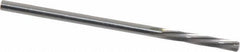 Magafor - 2.5705mm Solid Carbide 6 Flute Chucking Reamer - Spiral Flute, 0.1012" Straight Shank, 19/32" Flute Length, 2-1/4" OAL - Eagle Tool & Supply