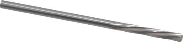 Magafor - 2.5908mm Solid Carbide 6 Flute Chucking Reamer - Spiral Flute, 0.102" Straight Shank, 19/32" Flute Length, 2-1/4" OAL - Eagle Tool & Supply