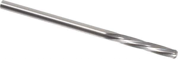 Magafor - 2.9007mm Solid Carbide 6 Flute Chucking Reamer - Spiral Flute, 0.1142" Straight Shank, 19/32" Flute Length, 2-1/4" OAL - Eagle Tool & Supply