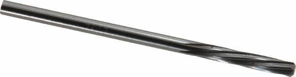 Magafor - 2.921mm Solid Carbide 6 Flute Chucking Reamer - Spiral Flute, 0.115" Straight Shank, 19/32" Flute Length, 2-1/4" OAL - Eagle Tool & Supply