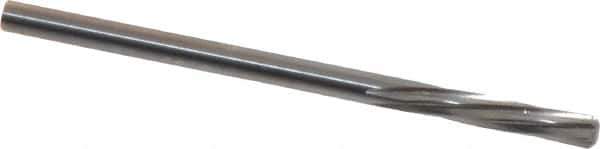 Magafor - #31 Solid Carbide 6 Flute Chucking Reamer - Spiral Flute, 0.1201" Straight Shank, 19/32" Flute Length, 2-1/4" OAL - Eagle Tool & Supply