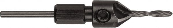 DeWALT - 1/4" Drill Compatibility, 5" Overall Length, Adjustable Depth Drill Countersink - Eagle Tool & Supply