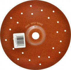 DeWALT - 9" Diam Locking Nut Disc Backing Pad - Medium Density, 6,000 RPM - Eagle Tool & Supply