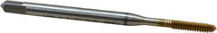 Emuge - #4-40 UNC 2BX Modified Bottoming Thread Forming Tap - High Speed Steel, TiN Finish, 2.205" OAL, 0.433" Thread Length, Series Rekord Druck-S - Eagle Tool & Supply