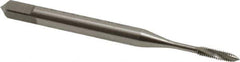 Emuge - #1-64 UNC 2 Flute 2BX Modified Bottoming Spiral Flute Tap - Cobalt, Oxide Finish, 1.772" OAL, Right Hand Flute, Right Hand Thread, Series Rekord D-Ti - Eagle Tool & Supply