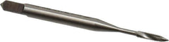 Emuge - #1-72 UNF 2 Flute 2BX Modified Bottoming Spiral Flute Tap - Cobalt, Oxide Finish, 1.772" OAL, Right Hand Flute, Right Hand Thread, Series Rekord D-Ti - Eagle Tool & Supply