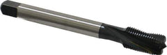 Emuge - 1/2-20 UNF 3 Flute 3BX Modified Bottoming Spiral Flute Tap - Cobalt, Oxide Finish, 3.937" OAL, Right Hand Flute, Right Hand Thread, Series Rekord D-Ti - Eagle Tool & Supply