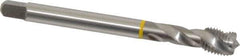 Emuge - 7/16-20 UNF 3 Flute 3B Modified Bottoming Spiral Flute Tap - Cobalt, Bright Finish, 3.937" OAL, Right Hand Flute, Right Hand Thread, Series Enorm - Eagle Tool & Supply