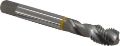 Emuge - 5/8-11 UNC 3 Flute 3B Modified Bottoming Spiral Flute Tap - Cobalt, Bright Finish, 4.331" OAL, Right Hand Flute, Right Hand Thread, Series Enorm - Eagle Tool & Supply