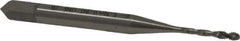 Emuge - #0-80 UNF 2 Flute 2B Bottoming Spiral Flute Tap - Cobalt, Bright Finish, 1.626" OAL, Right Hand Flute, Right Hand Thread, Series Enorm Z - Eagle Tool & Supply