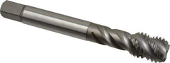 Emuge - 5/8-11 UNC 4 Flute 2B Bottoming Spiral Flute Tap - Cobalt, Bright Finish, 4.331" OAL, Right Hand Flute, Right Hand Thread, Series Enorm Z - Eagle Tool & Supply