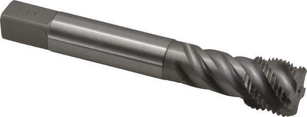 Emuge - 3/4-16 UNF 5 Flute 2B Bottoming Spiral Flute Tap - Cobalt, Bright Finish, 4.331" OAL, Right Hand Flute, Right Hand Thread, Series Enorm Z - Eagle Tool & Supply