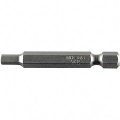 Wiha - 2.5mm Hex Power Bit - 1/4" Drive, 50mm OAL - Eagle Tool & Supply