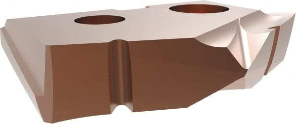 Allied Machine and Engineering - 27/64" Diam x 3/32" Thick, Seat Code Y, 132° Included Angle Spade Drill Insert - AM200 Coated, Cobalt, Grade Super Cobalt, Series GEN2 T-A - Eagle Tool & Supply