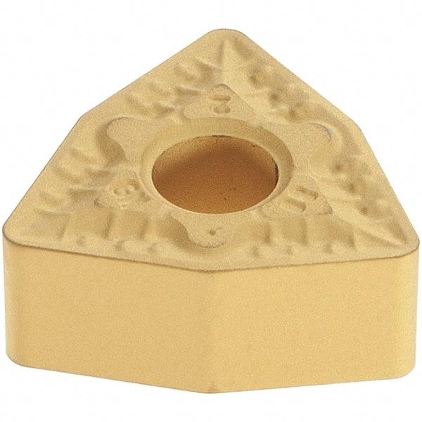 Iscar - WNMG332 GN Grade IC9250 Carbide Turning Insert - TiCN/Al2O3/TiN Finish, 80° Trigon, 3/8" Inscr Circle, 3/16" Thick, 1/32" Corner Radius - Eagle Tool & Supply