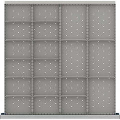 LISTA - 19-Compartment Drawer Divider Layout for 3.15" High Drawers - Eagle Tool & Supply