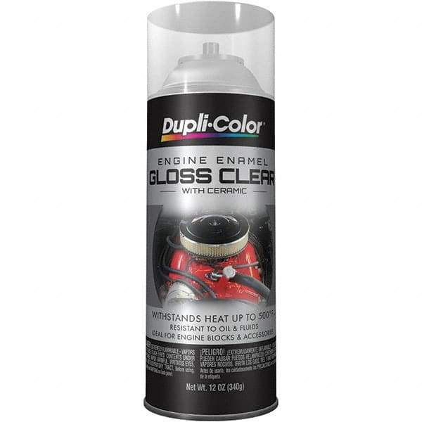 Krylon - 12 oz Clear Automotive Heat Resistant Paint - High Gloss Finish, Comes in Aerosol Can - Eagle Tool & Supply