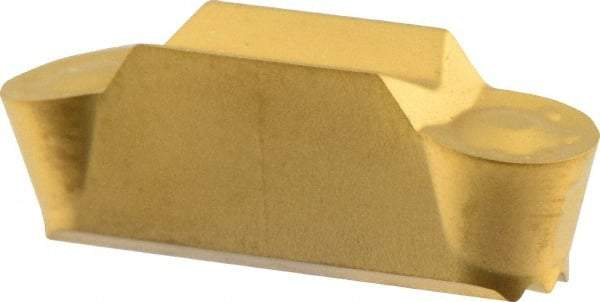 Seco - LCMF, 0.197" Cutting Width, MP, CP500 Grade, Double End Multi-Directional Turning Insert - TiAlN, TiN Coated - Eagle Tool & Supply