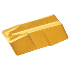 Iscar - 500040GIF E Grade IC830, 5mm Cutting Width Carbide Grooving Insert - 3mm Max Depth of Cut, Neutral, 0.4mm Corner Radius, TiAlN Finish - Eagle Tool & Supply