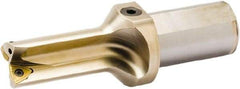 Seco - 30mm Max Drill Depth, 2xD, 15mm Diam, Indexable Insert Drill - 2 Inserts, 25mm Shank Diam, Straight Shank - Eagle Tool & Supply
