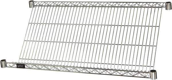 Quantum Storage - 1 Shelf Wire Shelving Unit - 48" Wide x 24" Deep x 1" High, - Eagle Tool & Supply
