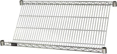 Quantum Storage - 1 Shelf Wire Shelving Unit - 48" Wide x 24" Deep x 1" High, - Eagle Tool & Supply