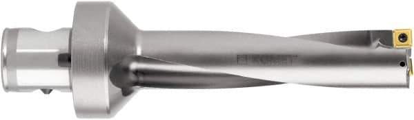 Komet - 145mm Max Drill Depth, 5xD, 28.2mm Diam, Indexable Insert Drill - 2 Inserts, ABS 50 Modular Connection Shank - Eagle Tool & Supply