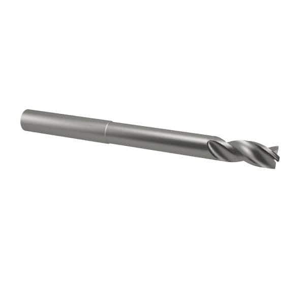 Niagara Cutter - 3/8", 3 Flute, Single End, Solid Carbide, 0.015" Corner Radius End Mill - 4" OAL, 40° Helix, Right Hand Flute, 1/2" LOC, Right Hand Cut, 2-3/8" Extended Reach - Eagle Tool & Supply