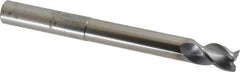 Niagara Cutter - 1/2", 3 Flute, Single End, Solid Carbide, 0.02" Corner Radius End Mill - 5" OAL, 40° Helix, Right Hand Flute, 5/8" LOC, Right Hand Cut, 3-1/8" Extended Reach - Eagle Tool & Supply