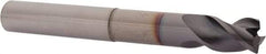 Niagara Cutter - 1/2", 3 Flute, Single End, Solid Carbide, 0.02" Corner Radius End Mill - 4" OAL, 40° Helix, Right Hand Flute, 5/8" LOC, Right Hand Cut, 2-1/8" Extended Reach - Eagle Tool & Supply