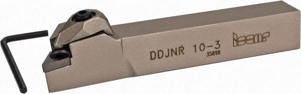 Iscar - DDJN, Right Hand Cut, 93° Lead Angle, 5/8" Shank Height x 5/8" Shank Width, Negative Rake Indexable Turning Toolholder - 4" OAL, DN..33. Insert Compatibility, Series Isoturn - Eagle Tool & Supply