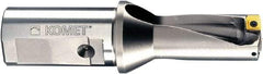 Komet - 2.362" Max Drill Depth, 3xD, 3/4" Diam, Indexable Insert Drill - 2 Inserts, 1" Shank Diam, Straight Shank - Eagle Tool & Supply