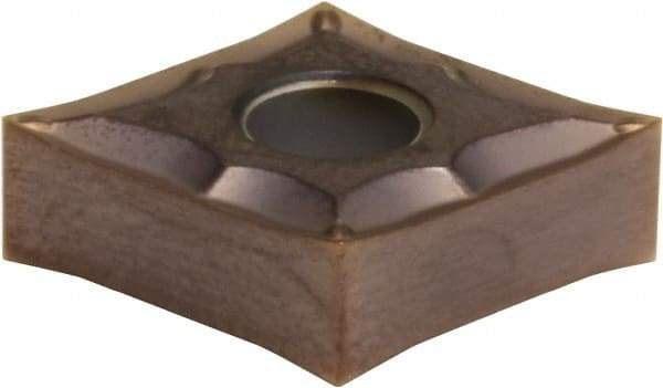 Sumitomo - CNGG432 ESU Grade AC510U Carbide Turning Insert - TiAlN/AlCrN Finish, 80° Diamond, 1/2" Inscr Circle, 3/16" Thick, 1/32" Corner Radius - Eagle Tool & Supply