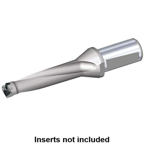 Kennametal - 88mm Max Drill Depth, 4xD, 22mm Diam, Indexable Insert Drill - 2 Inserts, 32mm Shank Diam, Whistle Notch Shank - Eagle Tool & Supply