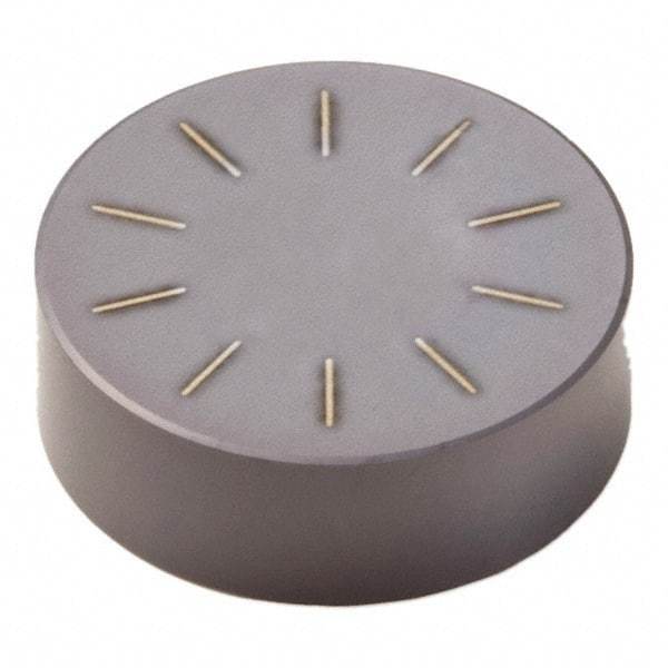 Seco - RNGN42 S Grade CBN010 PCBN Turning Insert - Round, 1/2" Inscr Circle, 1/8" Thick - Eagle Tool & Supply