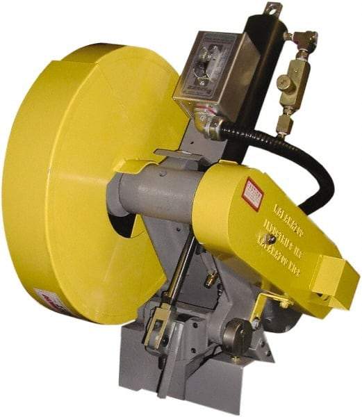 Kalamazoo - 14" Blade Diam, 1" Arbor Hole, Straight Dry Cut Chop & Cutoff Saw - 4,400 RPM, 5 hp, 220/440 Volts, 1 or 3 Phase - Eagle Tool & Supply