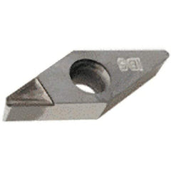 Iscar - VCGT333 DW Grade ID5 Polycrystalline Diamond (PCD) Turning Insert - Uncoated, 35° Diamond, 3/8" Inscr Circle, 3/16" Thick, 3/64" Corner Radius - Eagle Tool & Supply