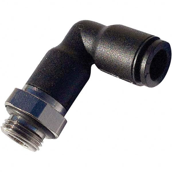 Legris - Plastic Push-To-Connect Tube Fittings Type: Extended Male Elbow Tube Outside Diameter (Inch): 5/32 - Eagle Tool & Supply