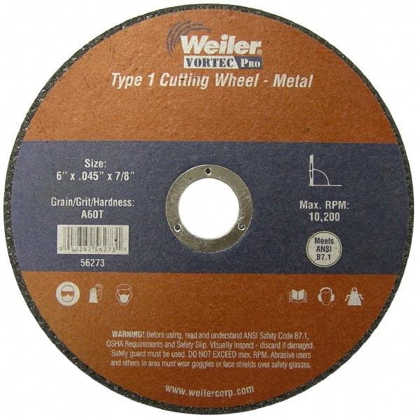 Weiler - Cutoff Wheel - Use with Die Grinders - Eagle Tool & Supply