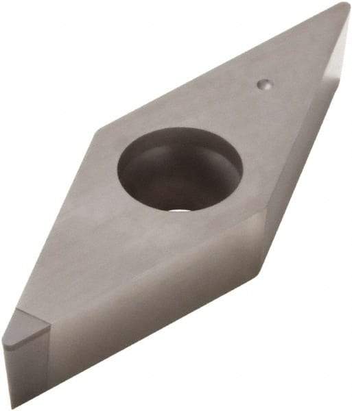 Seco - VBMW330.5 L1 Grade PCD20 Polycrystalline Diamond (PCD) Turning Insert - 35° Diamond, 3/8" Inscr Circle, 3/16" Thick, 0.0078" Corner Radius - Eagle Tool & Supply