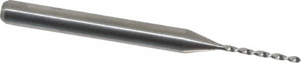 SGS - 0.85mm, 130° Drill Point, 1/8" Shank Diam, Regular Spiral Circuit Board Drill Bit - Eagle Tool & Supply