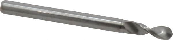 SGS - 3mm, 130° Drill Point, 1/8" Shank Diam, Regular Spiral Circuit Board Drill Bit - Eagle Tool & Supply