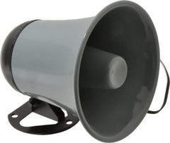 Speco - 15 Max Watt, 5 Inch Diameter, Round Plastic Standard Horn and Speaker - Weather and Waterproof, 5 Inch Deep - Eagle Tool & Supply