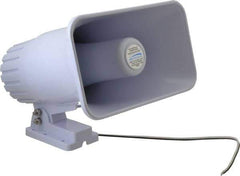Speco - 30 Max Watt, Rectangular Plastic Standard Horn and Speaker - Weather and Waterproof, 9 Inch Deep - Eagle Tool & Supply
